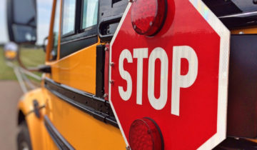 School Bus - School is Open - Drive Carefully